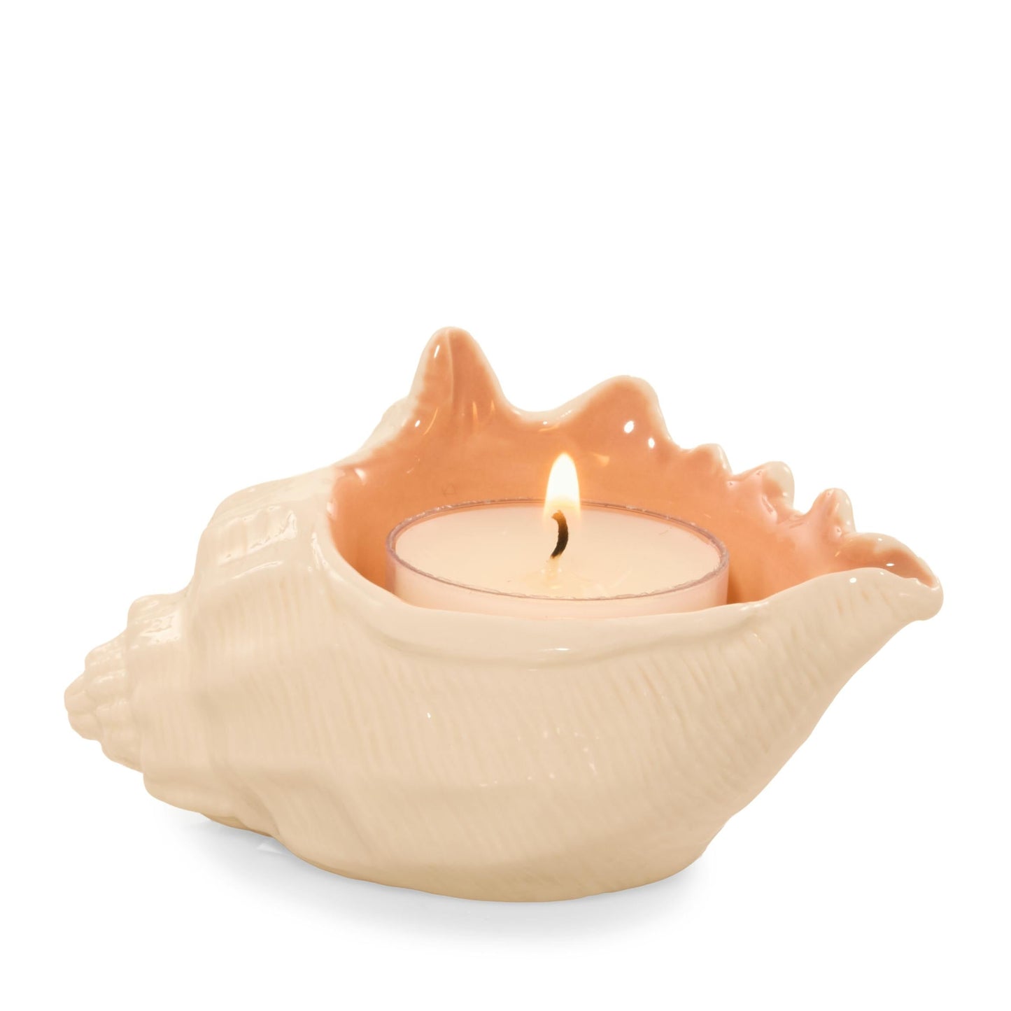 Seashell Tea  Light Candle Holder